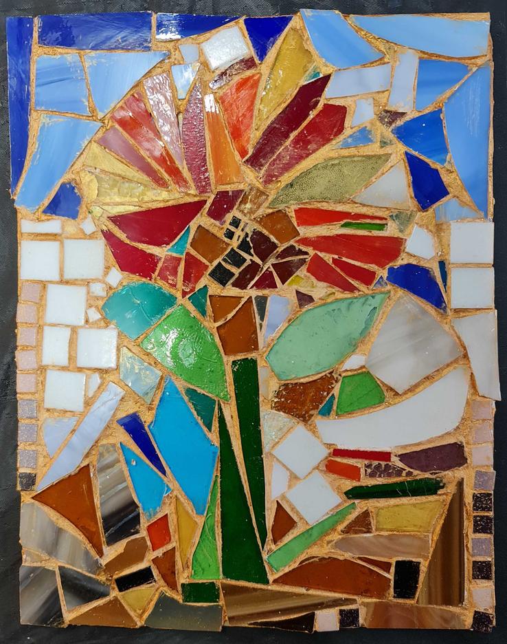 Mosaic flower