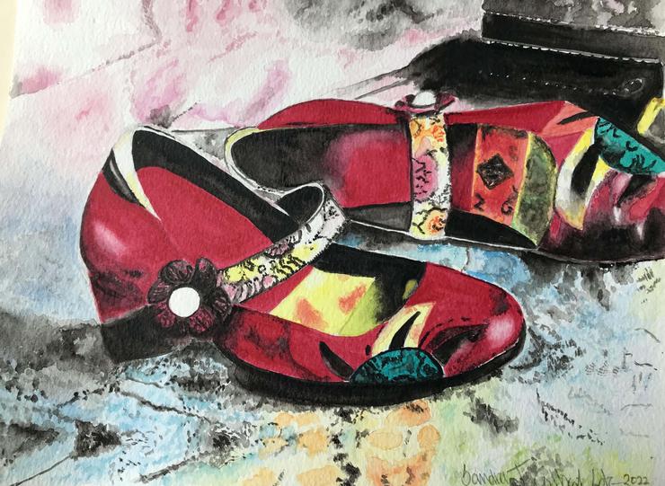 Shoe in Watercolour