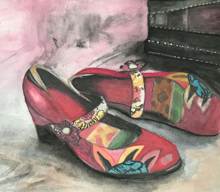 Watercolour Shoes